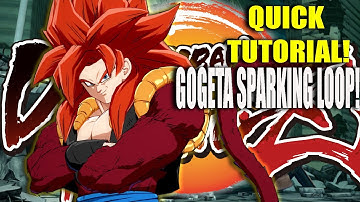 DBFZ SS4 Gogeta SPARKING LOOP TUTORIAL