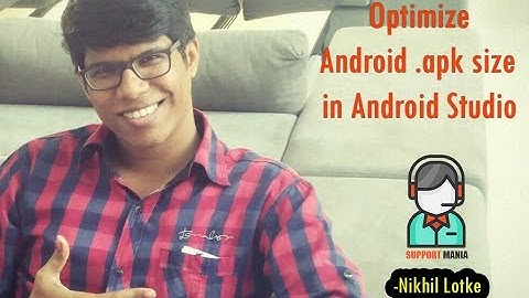 Optimize Android .apk size in Android Studio