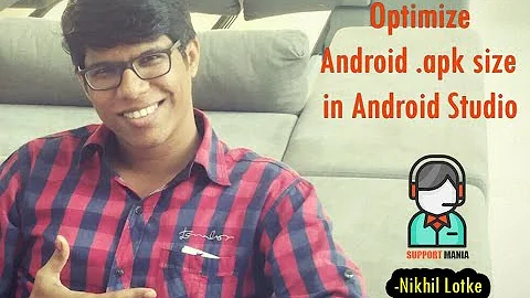 Optimize Android .apk size in Android Studio