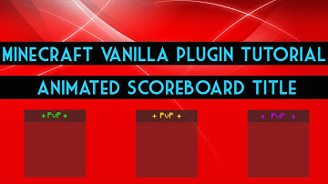 Vanilla 1.9 | How to make animated scoreboard sidebars