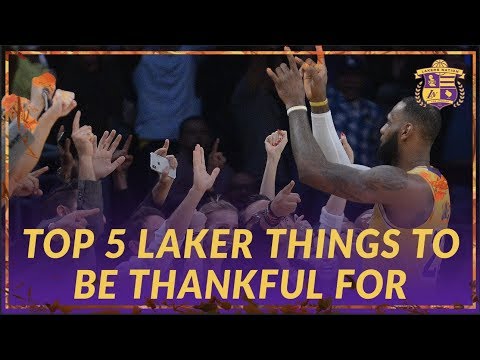 Lakers Nation Holiday: Top 5 Laker Things to be Thankful for on Thanksgiving