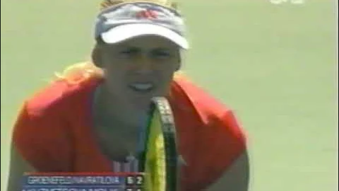 US Open 2005 QF Groenefeld/Navra...  vs Kuznetsova...