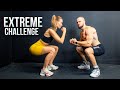 Extreme Squat Challenge With Girlfriend