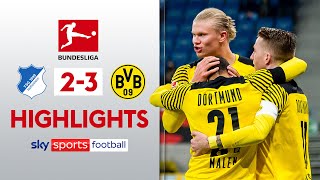 Haaland on target in five-goal THRILLER! 🔥| Hoffenheim 2-3 Dortmund | Bundesliga Highlights