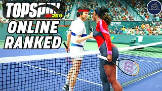 TopSpin 2K25 Online Ranked Matches - 2K Tour Gameplay!