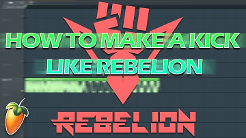 How To Make a Kick Like Rebelion From Scratch in FL Studio (only stock plugins)