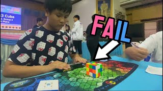 10.89 Official 3x3 Average Sub10 Fail!! | Suankularb Open 2024