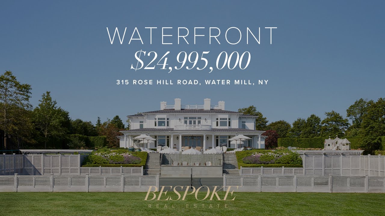 WorldClass 29,500,000 Waterfront Hamptons Real Estate YouTube