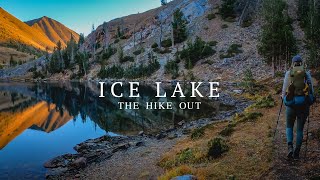 HIKING OUT OF ICE LAKE, OREGON | BACKPACKING THE EAGLE CAP WILDERNESS | WALLOWA MOUNTAINS