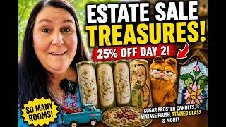 Estate Sale Treasure Hunt Vintage Finds, Stained Glass & Hidden Gems