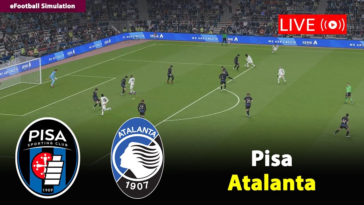 🔴In Diretta- Pisa vs Atalanta | Serie A 2025/26 | eFootball PES21 Simulation