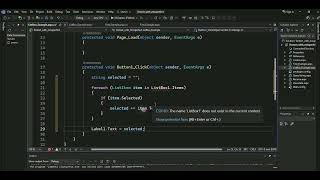 List Box Control in ASP.NET 
