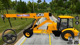 Construction JCB Lifting Crane Drive | Bus Simulator Indonesia  | Jcb Games - Android Gameplay  screenshot 5