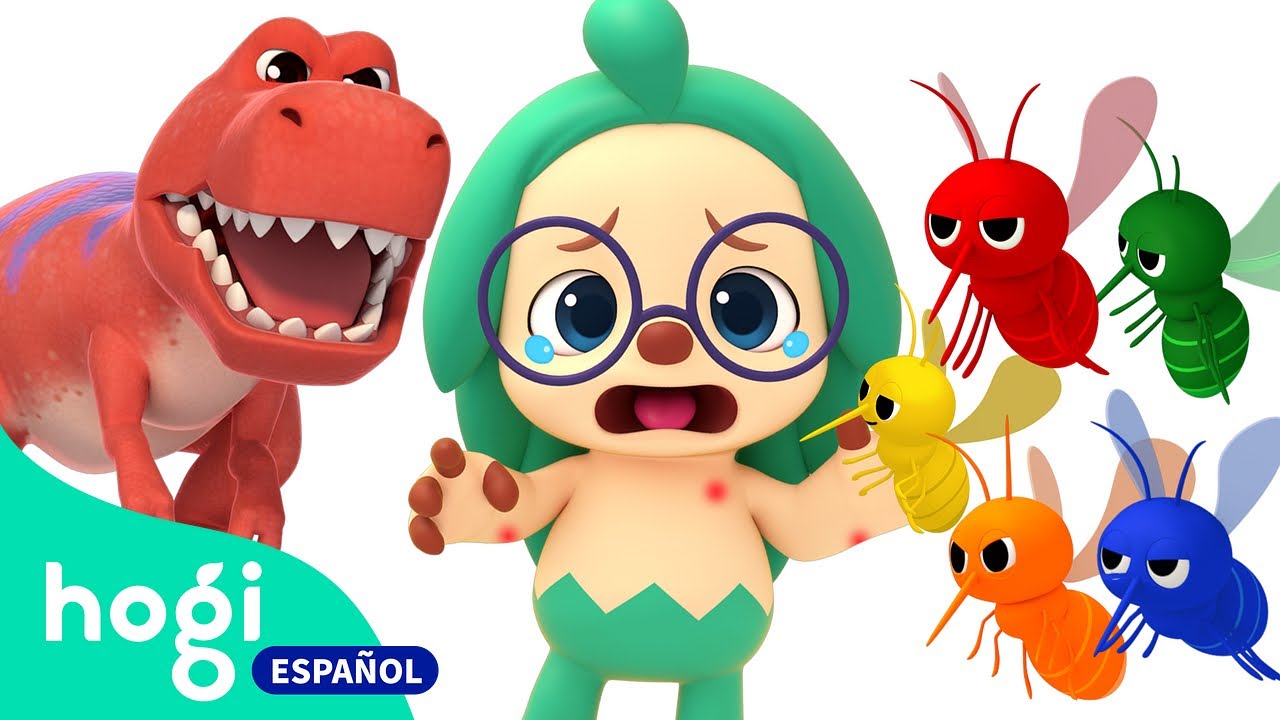 ¡No Me Molestes! | Aprende Colores con Mosquitos y Dinosaurios | Colores | Hogi en español