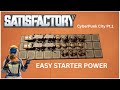 The Best Beginning Power Plant | Satisfactory Cyberpunk City Pt.1