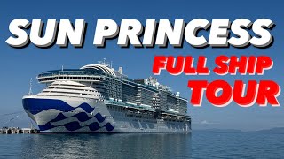 Ultimate  Ship Tour of Sun Princess Ship 4K