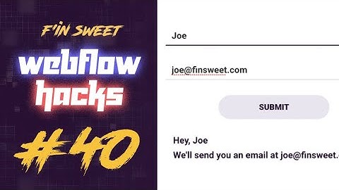 #40 - Mirror text into a text block as the user is typing in a form input