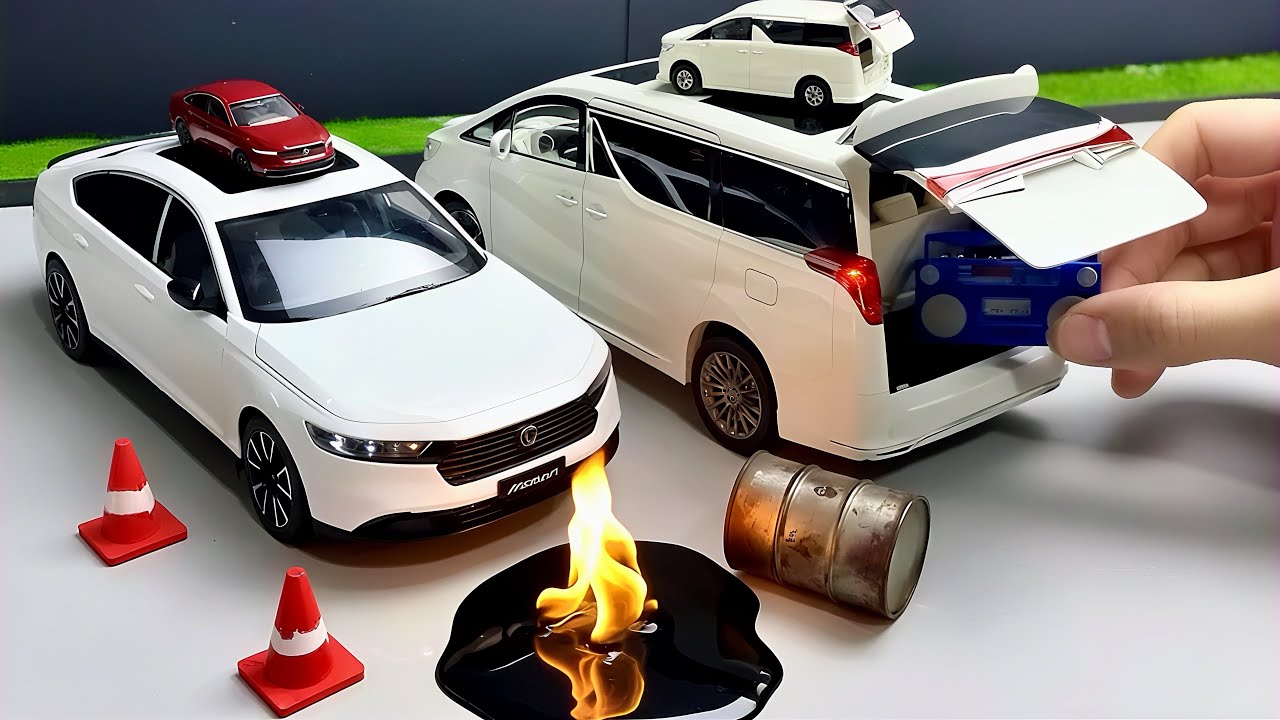 Comfort and Performance at a 1:18 Scale: The Story of the Lexus LM 300h and Honda Accord Model Cars!