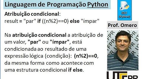 [Python] Aula 32: Atribuição condicional