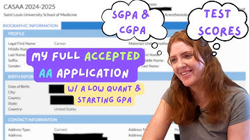 How I got into AA School 🥳 My full CASAA App