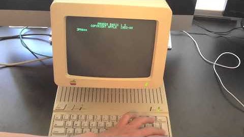 Apple IIc CDrive Demo