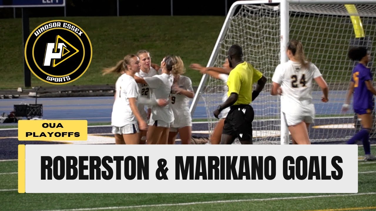 Robertson and Marikano score prime time soccer goals in playoff matchup