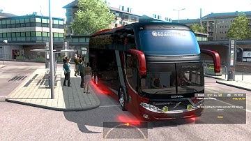 ETS 2 - How To Pickup Passenger From Terminal Using Bus Mod (v1.36)