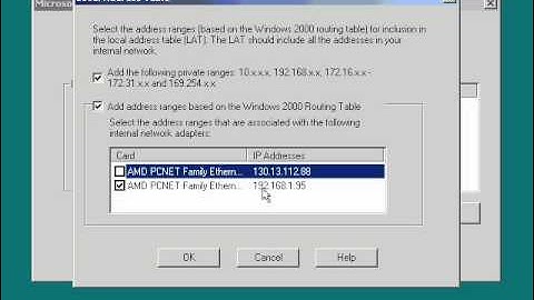WINDOWS ISA SERVER 2000 pre install