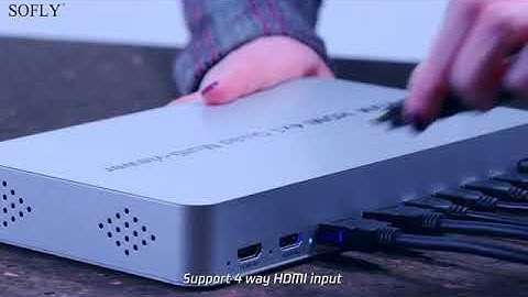 Amazing share dealing and office working gadget --- KVM HDMI 4*1 Quad Multi-Viewer