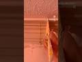 Plaster Crown Moulding Repair. Traced profile of crown onto a plastic 6" drywall knife.