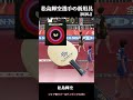 松島輝空選手の新用具 #tabletennis #卓球 #pingpong #松島輝空 #ザイア―03 #ディグニスクス09c