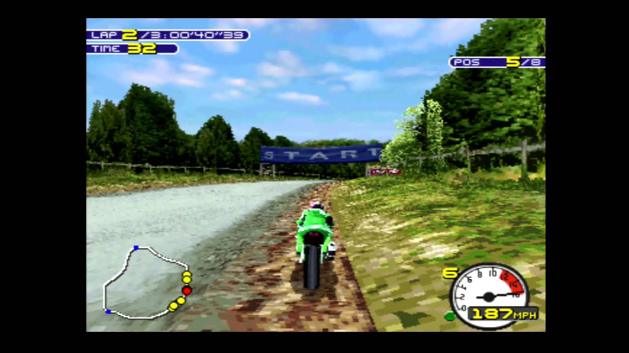 Moto Racer 2 [PS1, 1998] - YouTube