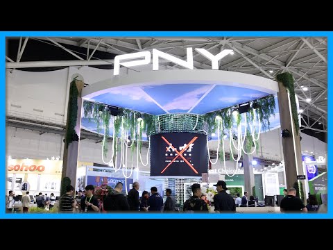 【COMPUTEX 2023】PNY 必恩威。XLRB 遊戲卡、專業繪圖卡、PCIe Gen5 SSD 溫度監控與 RGB 控制、DRAM #COMPUTEX 4K@60