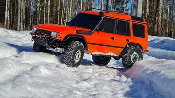 Land Rover Discovery в модном цвете от MST ... Тест новой CFX-WS 4x4 на прямых мостах!