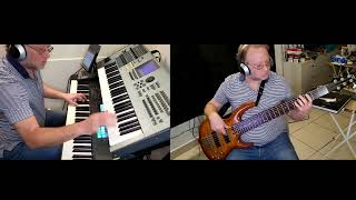 Genesis - Follow You Follow Me, 1978 (Bass and Keyboards Cover)