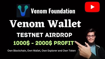 Venom Wallet Testnet Airdrop 🔥 | Venom Blockchain | Complete Testnet Guide For Beginners
