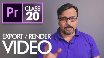 Export / Render Video - Adobe Premiere Pro CC Class 20 - Urdu / Hindi
