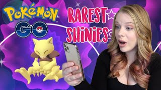 The RAREST SHINY POKEMON in Pokemon Go! (December 2019)