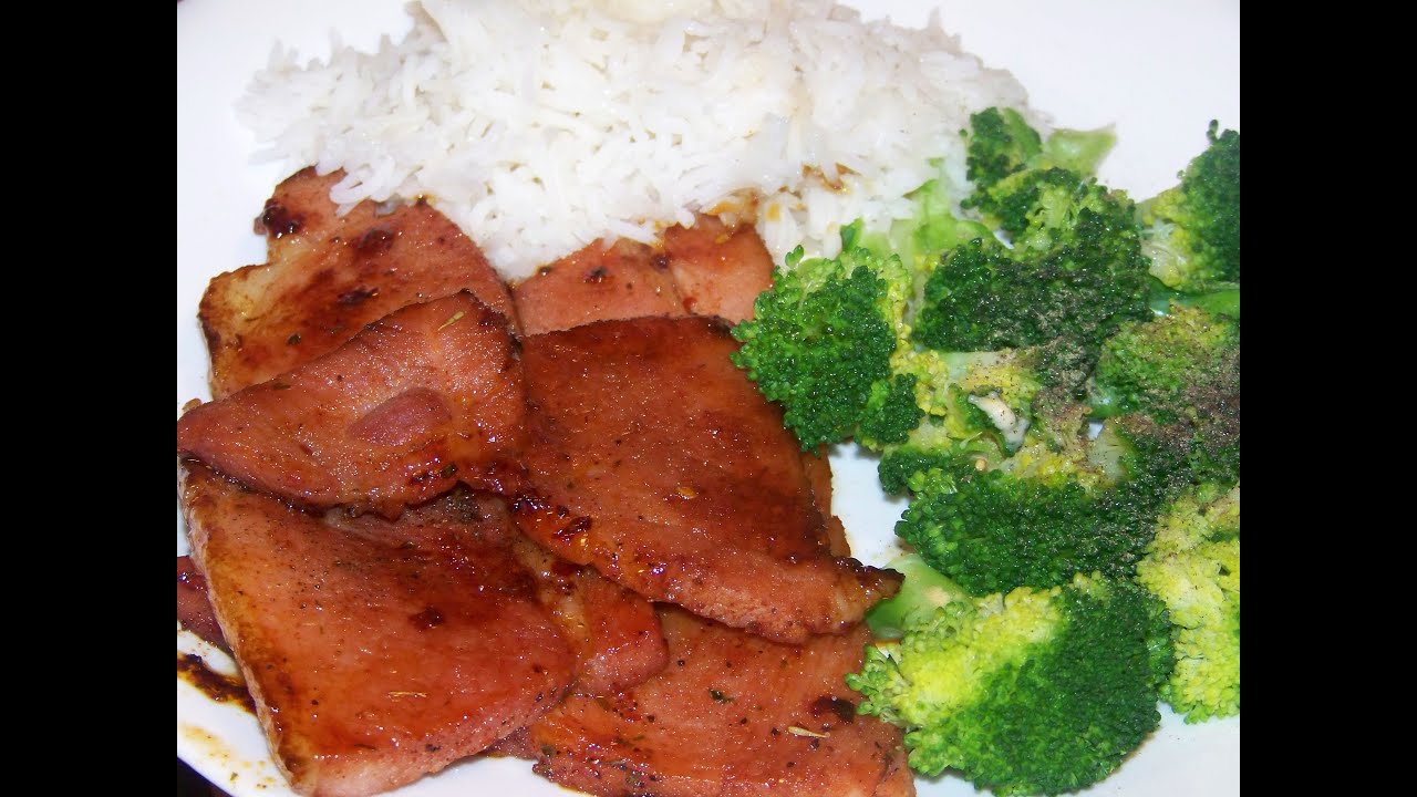 Smokey Cajun Brown Sugar Ham Steak 1/4 Chef John The Ghetto Gourmet