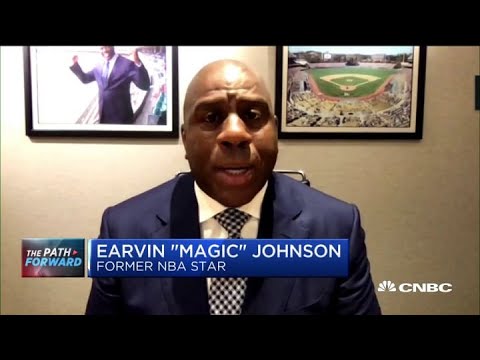 LA Lakers legend Magic Johnson on the team's decision to return PPP loan