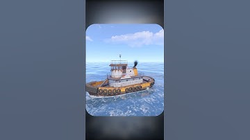 Возможно ли спрятать баржу на краю карты в раст?! #растдляновичков #rust #раст @MIRAGERUST