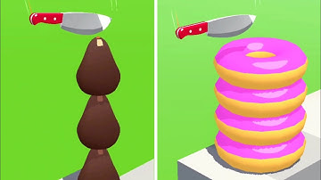 Slice It All Gameplay! Satisfying and Relaxing ASMR Slicing Video