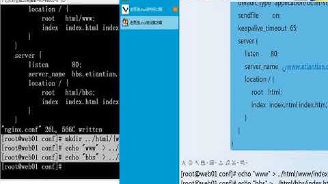 0501 nginx基于域名的虚拟主机实战