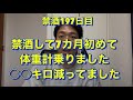 禁酒して7カ月、体重計乗りました。20年間毎日酒を10杯以上飲んでた芸人が禁酒を決意!アル中、禁酒、精神崩壊、絶望、地獄、断酒、重度アルコール依存症、不眠症、酒鬱、不安症、パニック症、自律神経失調症