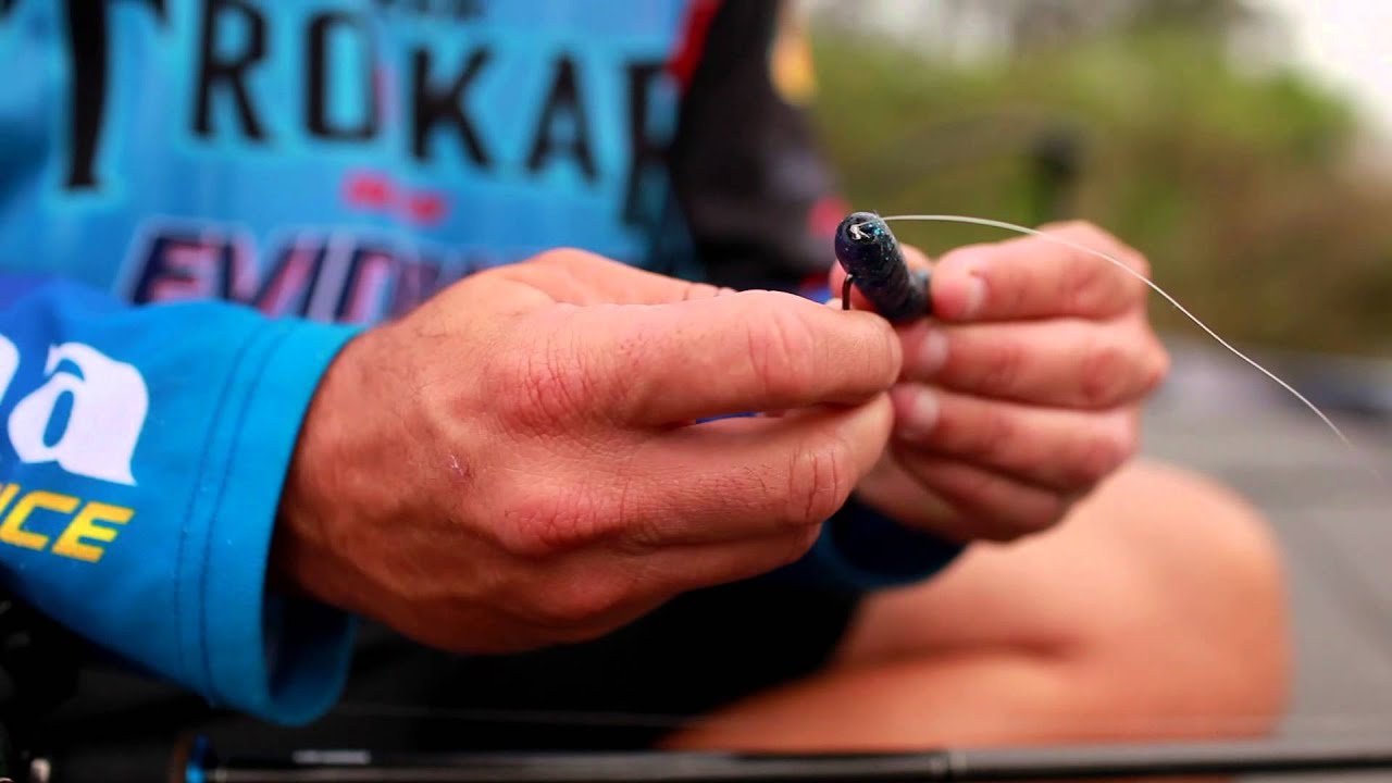 Bass Fishing How to Texas Rig Soft Plastic Worms with Scott Martin YouTube