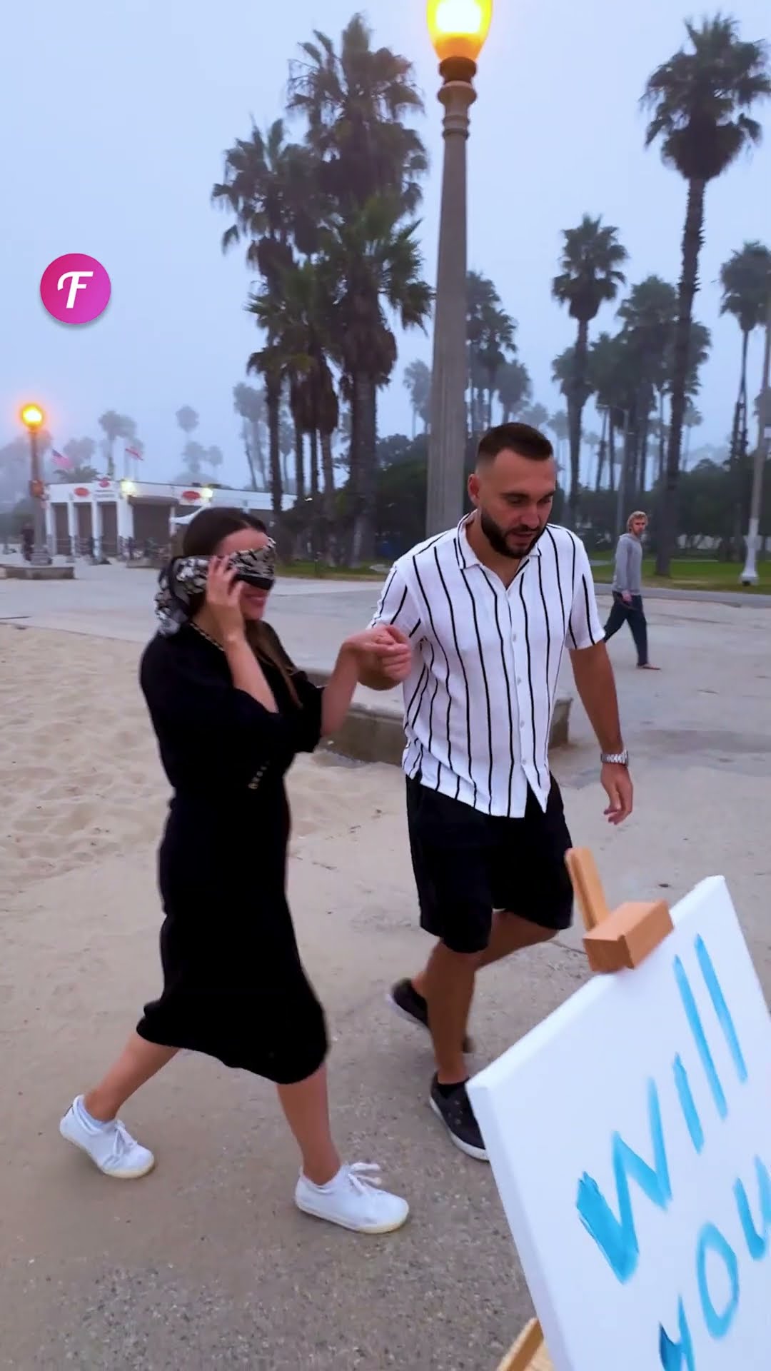 From Brush Strokes to Heartbeats: A Proposal on the Beach #shorts