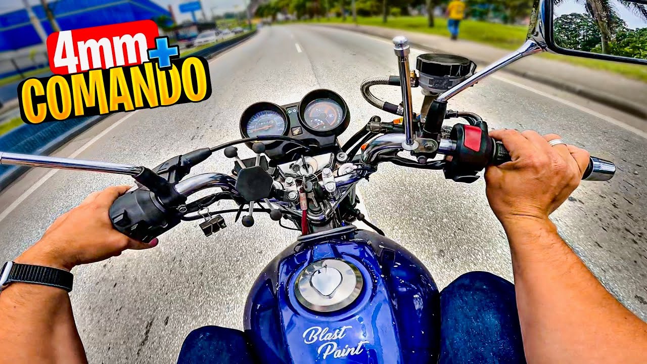 NO LIMITE DA 150 CARBURADA COM MOTOR 4mm + COMANDO