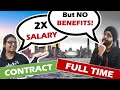 Simran's new "Contract Job" - Pros & Cons vs Full time job in Canada 🇨🇦