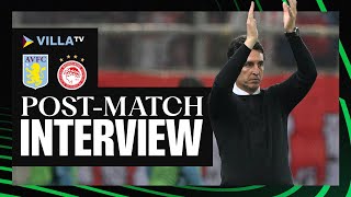 POST MATCH | Unai Emery on Olympiacos defeat.