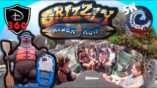 Grizzly River Run 360 5K FULL RIDE Disneyland California Adventure